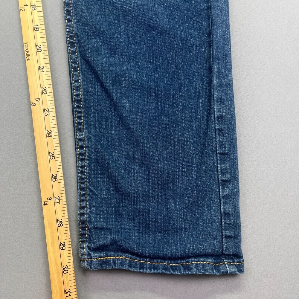 Levi's 505 Regular Men's Blue Straight Leg Jeans Sz 31 Fits 29" Fade Western Y2K - Picture 3 of 12
